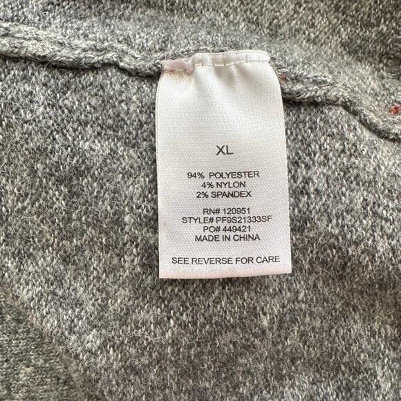 NWT Pinque Gina Crew Neck Block Stripped Sweater Rust Stone Combo Soft Size XL - Picture 7 of 10